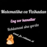 Matematika va Fizika reklama