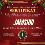 Yangi yil sertifikatlari