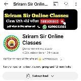 Sriram Sir Online Classes [12TH NOTES PDF ]