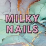 Milky_nails