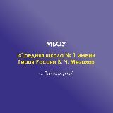 МБОУ "СШ1 им.Героя России В.Ч Мезоха "