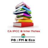 P6A Financial Management FM : CA Inter Notes