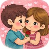 جملات عاشقانه و استیکر 😍❤️