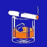 Здесь курят. И пьют.