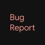 Bug Report/Support Group
