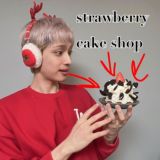 strawberry cake shop🍓