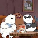 трое на балконе