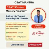 CSAT MANTRA® - INDIA'S NO.1 CSAT COURSE