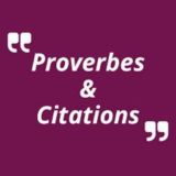 Proverbe Citation