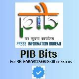 PIB Bits: RBI NABARD SEBI IRDAI SBI IBPS ECGC OICL etc