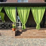 Уличные защитные шторы для беседок, веранд, террас