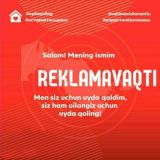 Reklama Vaqti|Uyda Qoling!