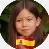 Bilingual girl and Español