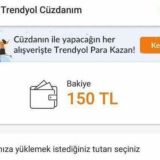 TRENDYOL 150TL KAZANMA