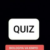 〘Biologiya〙〘VA〙〘Kimyo〙
