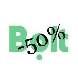 Такси BOLT -50%