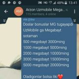 Arzon Uzmobile Megabayt